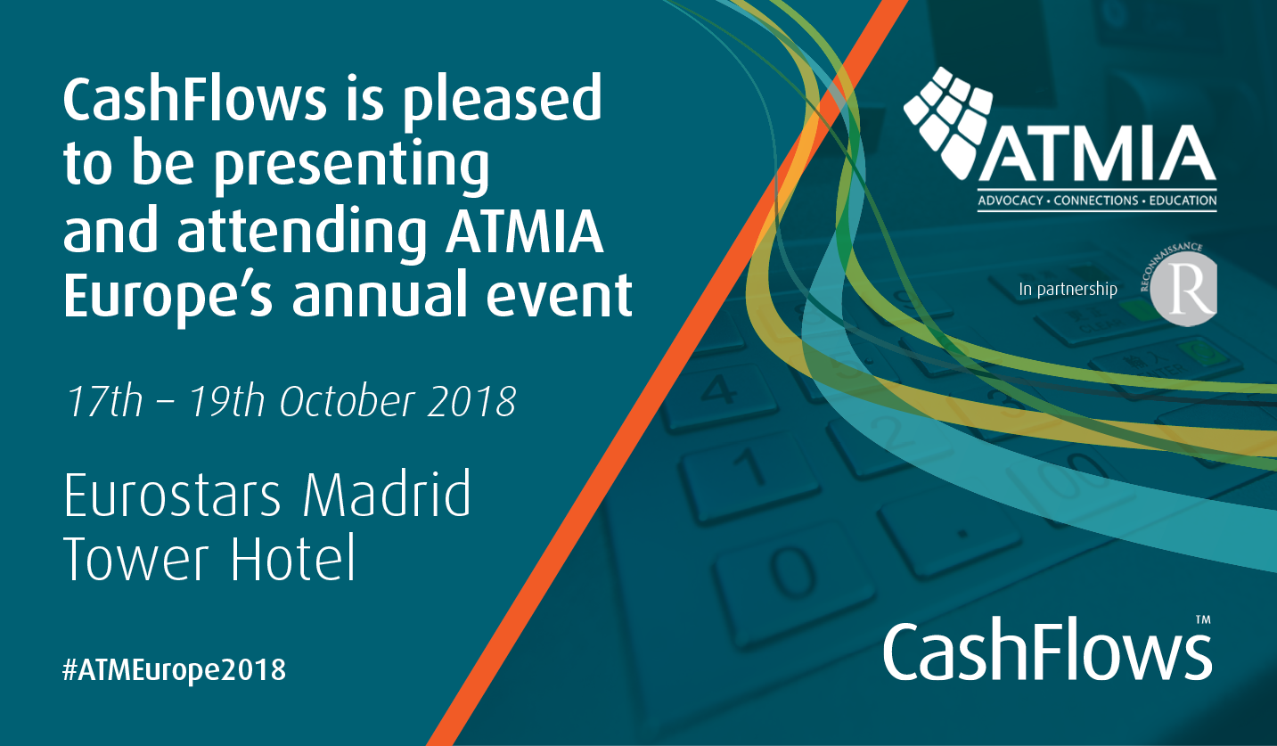 CashFlows: Pleased to be attending ATMIA 2018